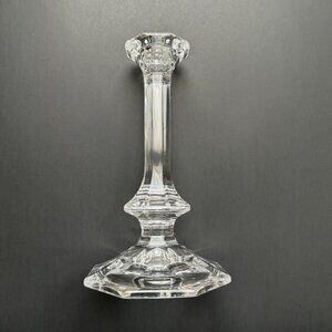 Crystal Candlestick Holder 8 Inch Tall